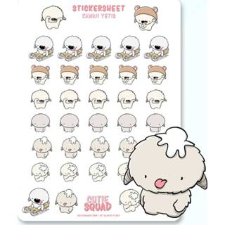 👉 Stickervel CutieSquad - Yeti's 9501788617783