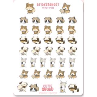 👉 Stickervel CutieSquad - Teddy Dogs 9508915967889