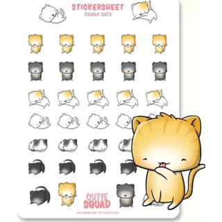 👉 Stickervel CutieSquad - Kawaii Cats 9503444115893