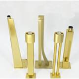 👉 Sofa aluminium 4pcs Metal Furniture Legs Feet Golden Coach Carbinet Chair Foot 20/25/30CM