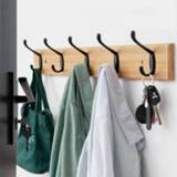 👉 Organizer Nordic Fashion Home Decor Coat Hook Double Hooks Hallway Bedroom Door Hat Clothes Rack Hanger Kitchen Toilet Wall