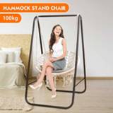 👉 Hangmat Nordic Hammock Chair Swing Rope Outdoor Indoor Garden Round Seat Metal Frame Stand Rack Safety for Home