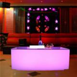 👉 Creative Colorful Waterproof LED Bar Table Modern Coffee Tables 16-Color Light Home Decoration With Remote Controller