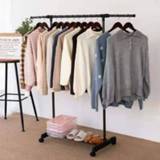 👉 Wardrobe Removable Bedroom Hanging Clothes Rack with Wheels Floor Standing Coat Multi-function Triangle Hanger