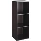 👉 Organizer bruin 3 Cubes Bookcase Wood Bookshelf Open Book Shelf 3-Tier Multipurpose Storage Rack Stand Sturdy Dark Brown[US-Stock]