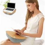 👉 Tablet stand New Portable Bamboo Laptop Table Pillow Lap Desk Bookshelf Tray Handy Learning Holder For Bed Notebook Outdoor