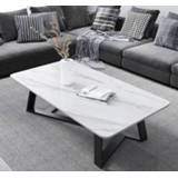 👉 Slab small Coffee table living room apartment household marble simple Nordic light luxury rock rectangular ta