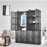 👉 Organizer plastic 20 Doors Modern Storage Wardrobe Assembly Locker Clothes Cabinet Bedroom Closets Furniture