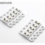 👉 Wardrobe 10PCS Sliding Door Roller Cabinet Copper Caster Wheel Pulley For Furniture and window accessories Width 7.5mm