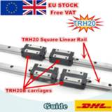 👉 Router [EU Free VAT] TRH20 Square Linear Guide Rail 400/500/600/800/1200mm for CNC Milling Machine +TRH20B Block Carriage