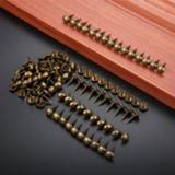 👉 Sofa 500Pcs 8*15mm Antique Bronze Upholstery Nails Jewelry Wood Box Crafts Door Furniture Tacks Studs Pushpin Doornail Fasteners