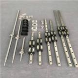 👉 Bearing 6 sets linear rail HGH20 guide any length+ blocks+SFU1605 ball screw+3 BK12/BF12+3 DSG16H nut+3 Coupler