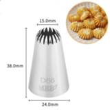 Cupcake steel #D66/#7142 Stainless DIY Icing Piping Tips Cake Cream Nozzle Cookie Parsty Fondant Decorating Tool