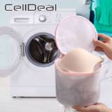 👉 Sock nylon 1PC Zippered Foldable Laundry Bag Bra Socks Underwear Clothes Washing Machine Protection Net Mesh Bags Basket