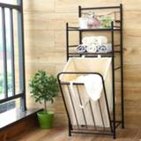 👉 Organizer American style Solid durable laundry basket light ventilated toilet round home bathroom dirty clothes storage rack