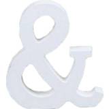 👉 Ornament wit Diy Freestanding Letters 8cm High White Wooden English Letter Home Wedding Decoration Shooting Props