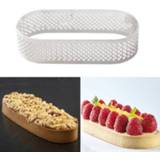 Tiramisu steel Stainless Mini Long Oval Mousse Ring Cake Mold Baking DIY Kitchen Pastry Tools Tart