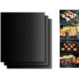 👉 Grill Barbecue Mat 40x60 0.25mm BBQ Oven Mats Set Non-stick Baking Heat-resistant Sheet Copper