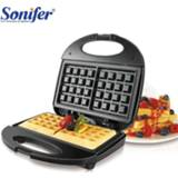 👉 Sandwichmaker 750W Electric Waffles Maker Iron Sandwich Machine Bubble Egg Cake Oven Breakfast Waffle 220V Sonifer