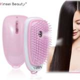 👉 Massager Negative Ions Hair Brush Comb Electric Ionic Scalp Nano Spray Straight Styling Tool Anti-Static Tangled