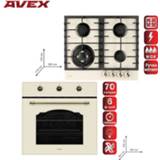 👉 Oven Set the cooktop AVEX HM 6042 RY and electric 6060 1YR