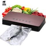 👉 Vacuum sealer rose goud YAJIAO Gold Machine 220V 110V Automatic Commercial Household Packing with 10 Pcs Saver Bags