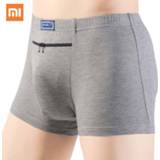 👉 Pantie 7XL 4pcs/lot Xiaomi Men's Anti-theft Underwear Double Zip Pocket Men Panties Modal Comfortable Breathable Sexy Boxer Large Size