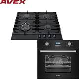 👉 Oven Set the cooktop AVEX HM 6042 B and electric 6170