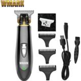 👉 Scheermesje WMARK NG-2027 Zero-cut trimmer detail beard car hair clipper electric haircut razor edge T-wide blade 7000 RPM