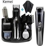 👉 Scheermesje Kemei Hair Trimmer Electric Clipper Men's Beard Razor Cordless Haircut Multi-function Nose KM 600 Cut 5