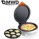 Crepe maker DMWD 2 in 1 Cartoon cake Muffin Pancake Automatic Baked Pizza Cooker Machine Multifunction baking breakfast pan