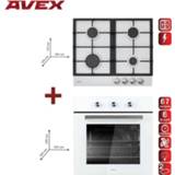 👉 Oven Set the cooktop AVEX HS 6141 W and electric HM 6060