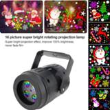 👉 Projector Christmas 16 Patterns Undefined LED Light New Year Decorations Projection Lamp Stage For Party KTV Bar