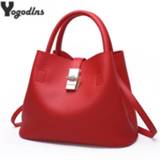 👉 Handtas vrouwen 2020 Vintage Women's Handbags Famous Fashion Brand Candy Shoulder Bags Ladies Totes Simple Trapeze Women Messenger Bag