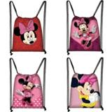 👉 Backpack bruin vrouwen meisjes jongens Mickey Minnie Print Drawstring Bag Women Travel Teenager School Brown Girl And Boy Fashion Female Storage R