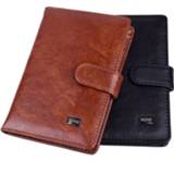 👉 Portemonnee leather vrouwen Travel Hasp Passport Holder Cover Wallet Women Men Passports For Document Pouch Cards Case обложка на паспорт