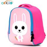 👉 Backpack roze small baby's meisjes kinderen jongens OKKID baby girl kindergarten cute pink rabbit children school bags for girls boys