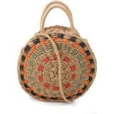 👉 Handtas large vrouwen Round Women'S Handbags 2020 Starw Weave Crossbody Bags Capacity Female Summer Beach Tote Bag Bohemian Style Soft Handbag