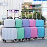 👉 Trolley vrouwen kinderen New 18inch Travel Luggage set Women suitcase on wheels kids rolling ABS bag cabin carry ons
