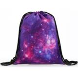 👉 Backpack vrouwen Starry sky new fashion Women mini drawstring 3D printing travel softback bags men mochila bag Girs