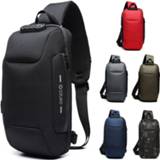 👉 Messenger bag OZUKO New Multifunction Crossbody for Men Anti-theft Shoulder Bags Male Waterproof Short Trip Chest Pack