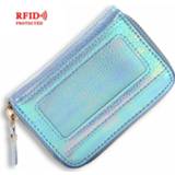 👉 Portemonnee leather vrouwen Laser short wallet Ladies Symphony Embossed Handbag Zip Coin Purse Card Holder Multifunction