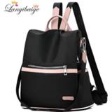 👉 Backpack vrouwen meisjes 3-in-1 Waterproof for women shoulder bag oxford cloth school teenage girls light ladies travel