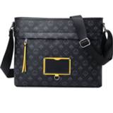 👉 Messenger bag large Men's bags European and American Fashion New Printed Plaid Capacity Shoulder