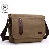 👉 Scione Canvas Mens Crossbody Bags Male Luxury brand Messenger Bag Cross Body Men's Satchel Pack Laptop Shoulder Bag For Men