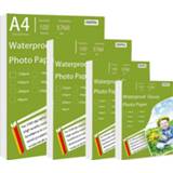 👉 Fotopapier 20/100sheets Glossy Photo Paper A4 3R 4R 5R Waterproof For Inkjet Printer studio Photographer Photographic Color Coated
