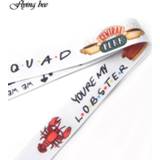 👉 Keychain Flyingbee Friendship Lanyards For ID Card Pass Gym Mobile Phone USB Badge Holder Hang Rope Lariat Lanyard X0090