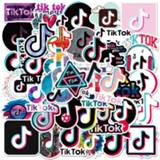 👉 Helm kinderen 50 Pcs TikTok Logo Graffiti Stickers DIY Laptop Luggage Car Water Cup Helmet Waterproof For Kids Children Classic Toys