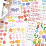 👉 Kladblok Ins Creative Rainbow Series Stickers DIY Scrapbook Mobile Diary Stationery Party Gift Decoration Sticker