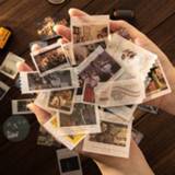 👉 Kladblok JIANWU 40pcs Film Time Series Retro Washi Paper Sticker Pack Scrapbook Decoration journal Stickers Stationery